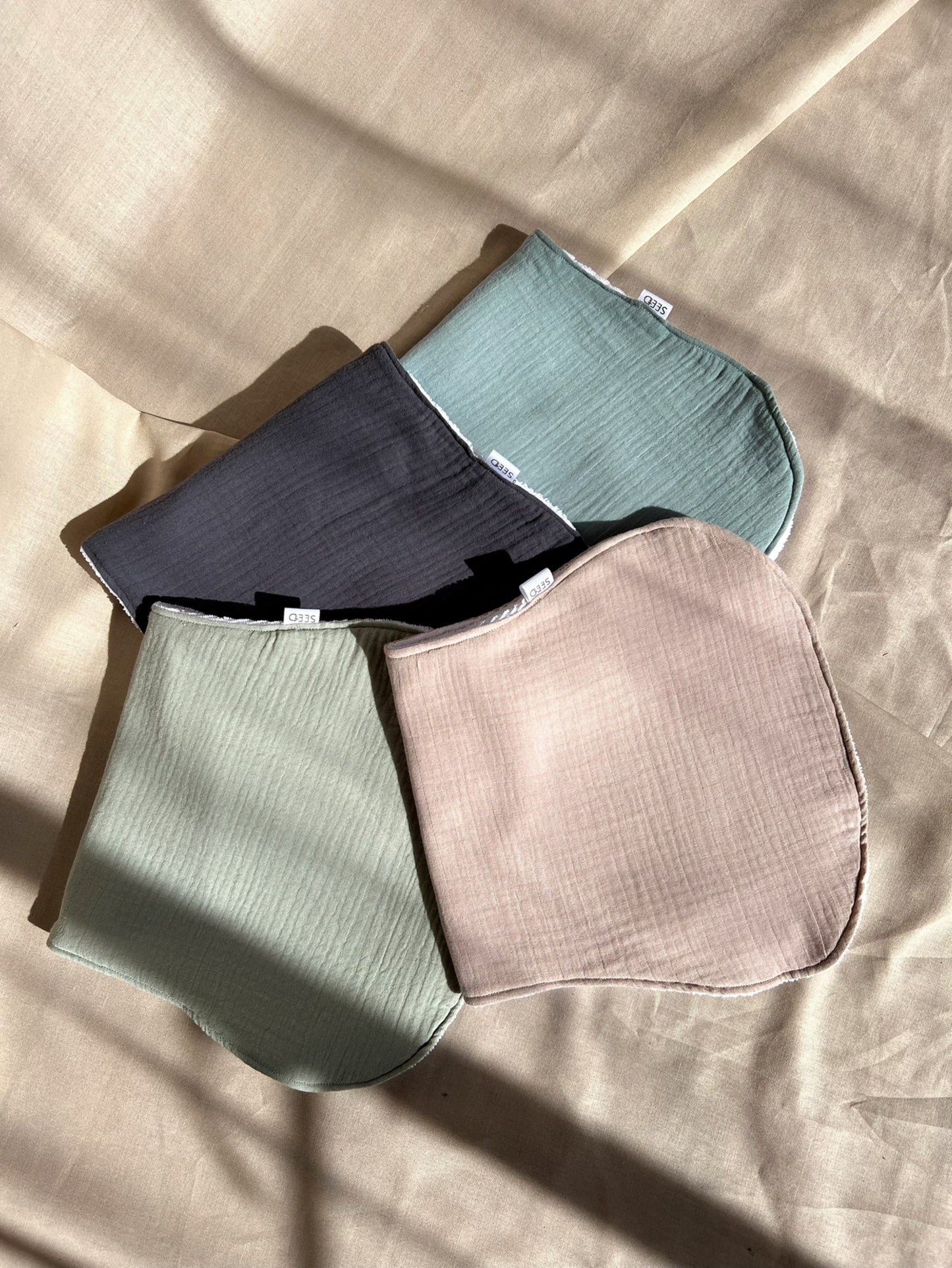 Muslin Burp Cloth Sets