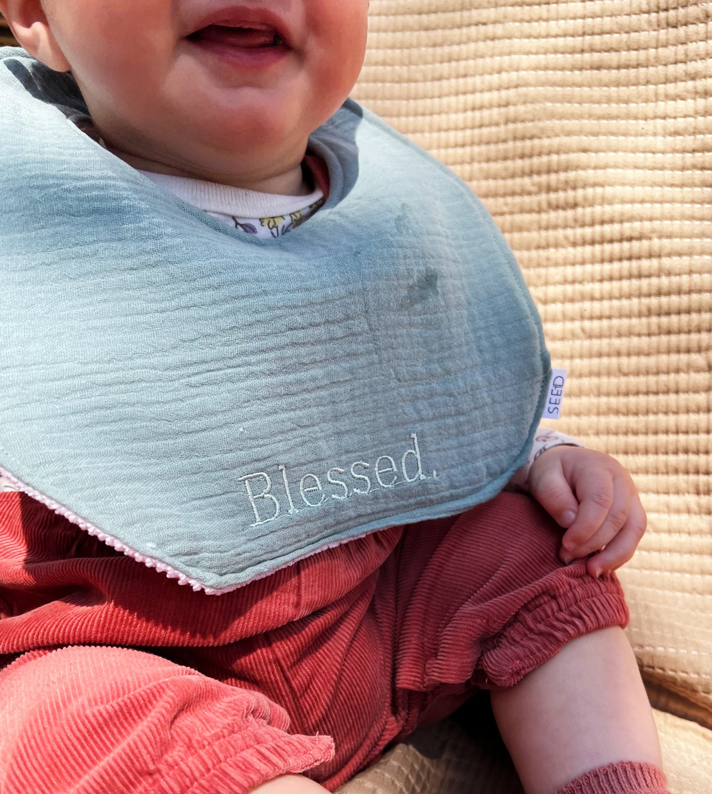 100% Cotton Muslin Bibs