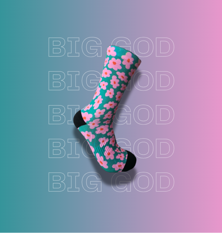 Small girl, big God. - Premium Seed Socks