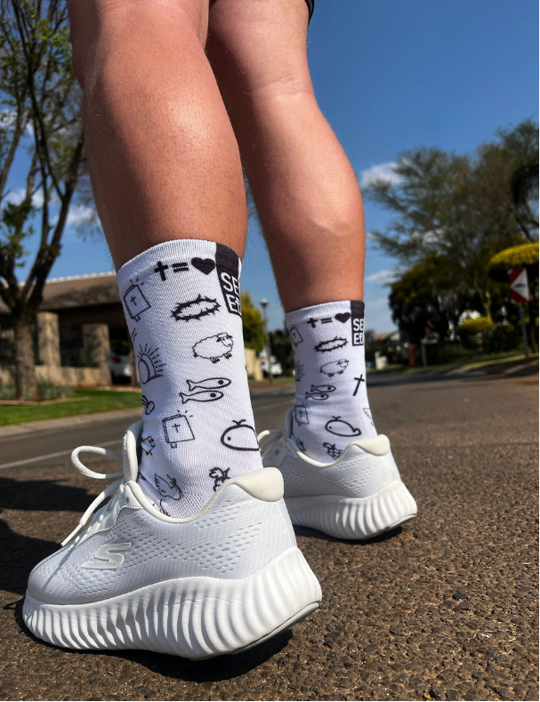 Scripture Scribbles - Premium Seed Socks