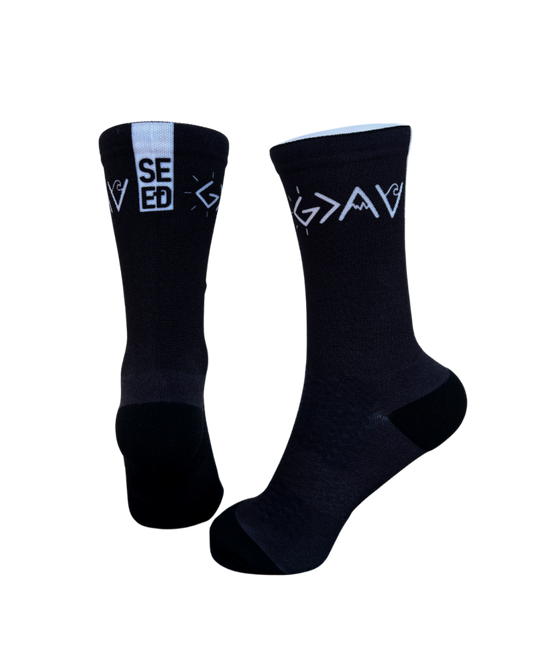 God is greater than your Highs and Lows - Premium Seed Socks