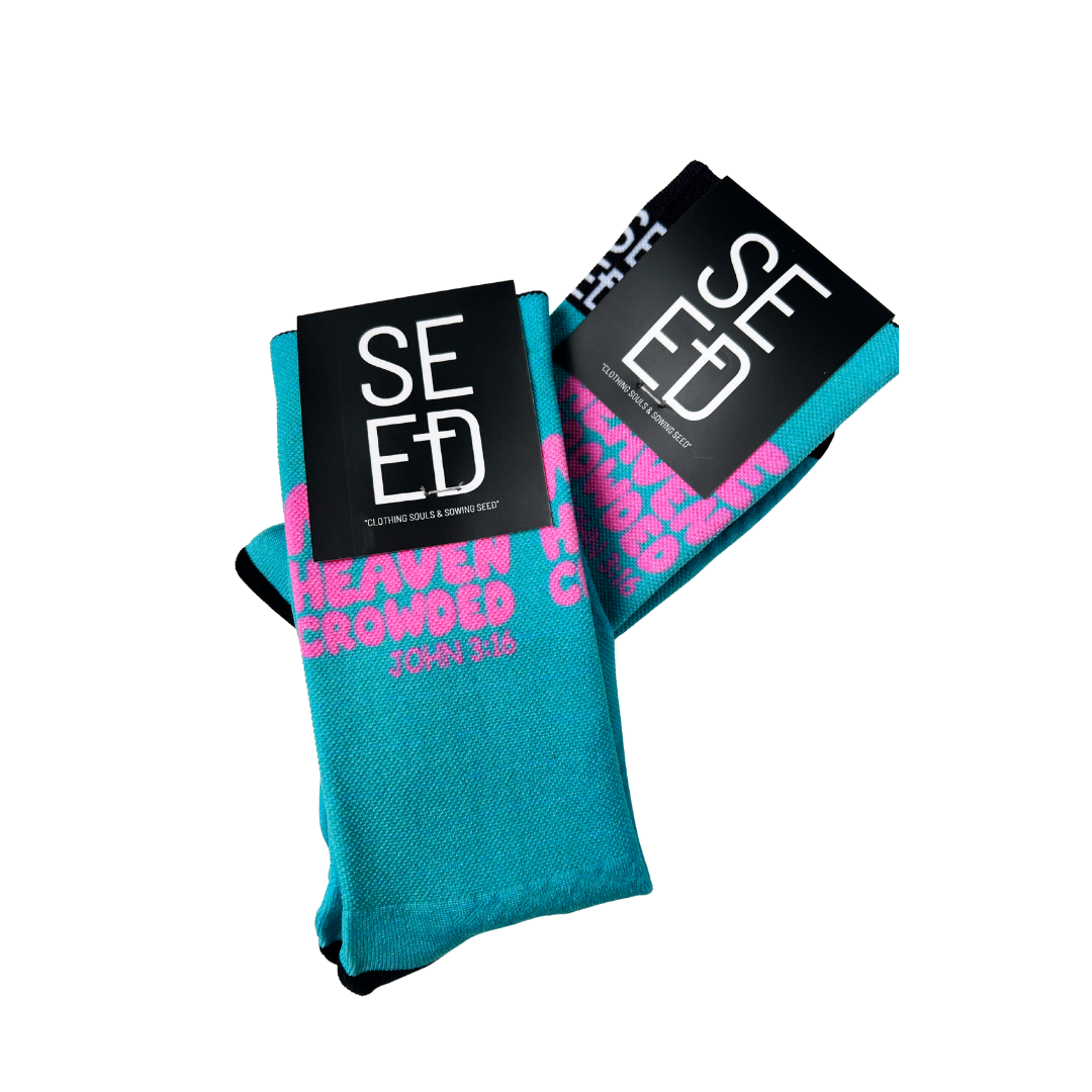 Make Heaven Crowded - Premium Seed Socks.