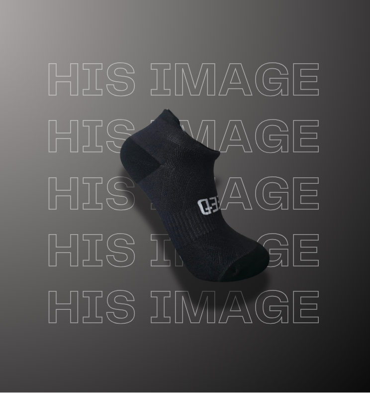 Classic Black Tab (Made in His image) - Premium Seed Socks