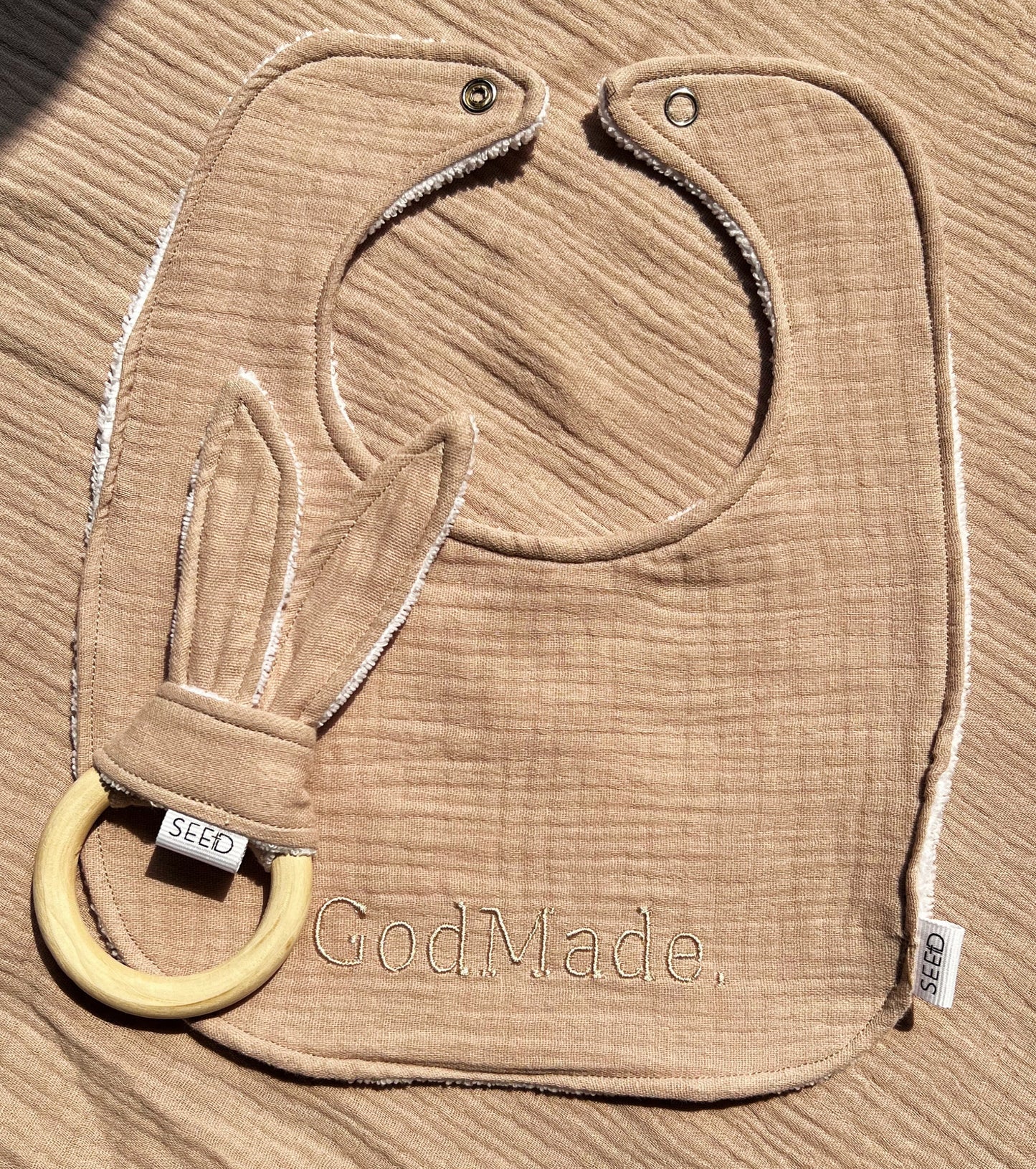 100% Cotton Muslin Bibs