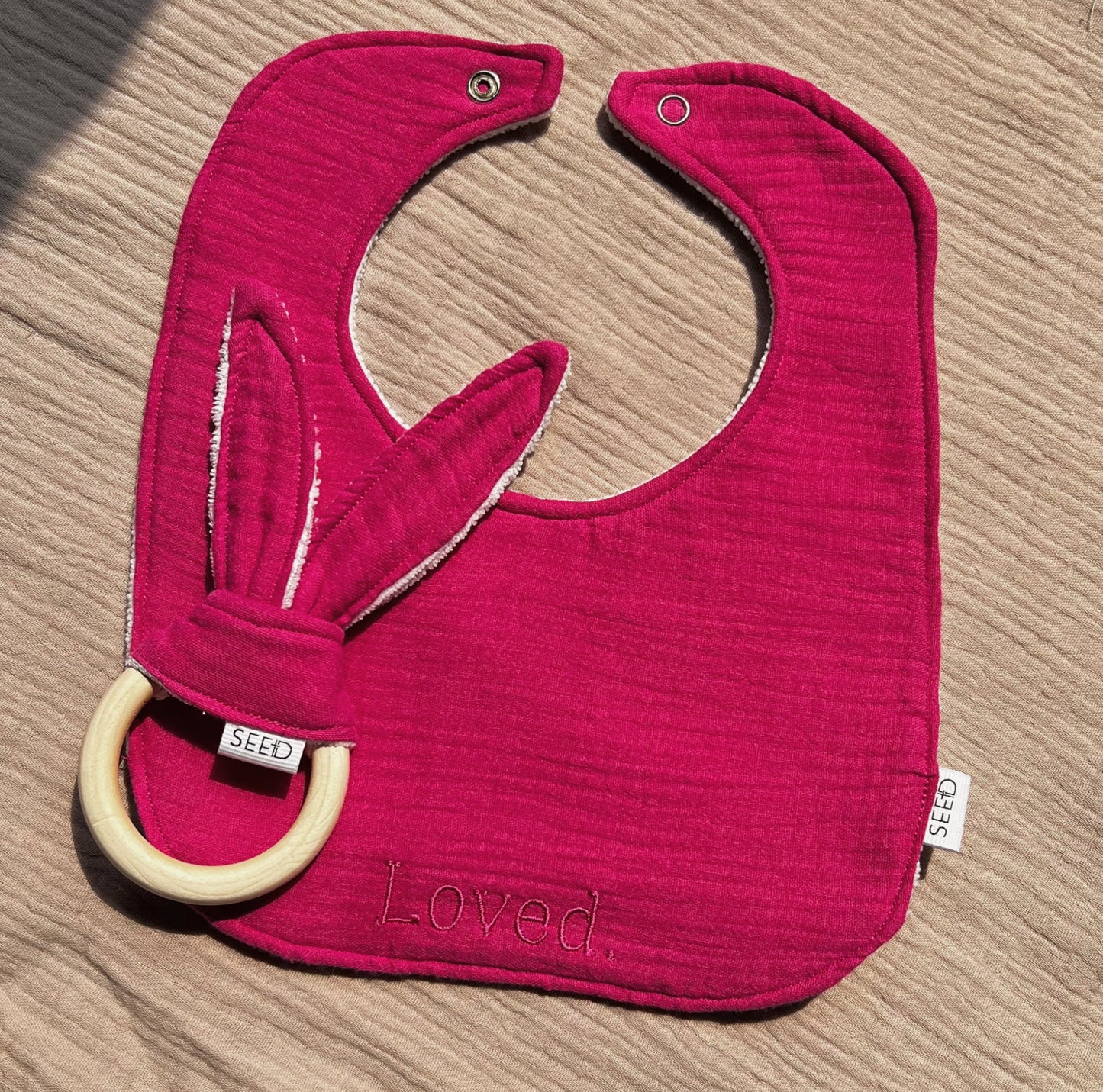 100% Cotton Muslin Bibs